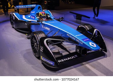 Switzerland; Geneva; March 8, 2018; Renault E. Dreams Formula E Team; The 88th International Motor Show In Geneva From 8th To 18th Of March, 2018.