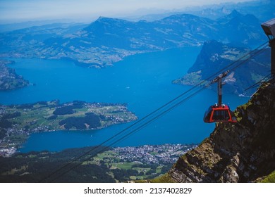 Switzerland, shot from the top of Mt Pilatus 