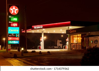 Swords,Dublin.25.04.2020.Texaco, Inc. is an American oil subsidiary of Chevron Corporation. Its flagship product is its fuel "Texaco with Techron". It also owns the Havoline motor oil brand.