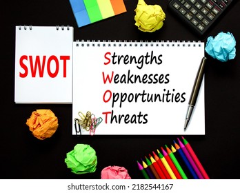 Swot Strengths Weaknesses Opportunities Symbol Concept Stock Photo ...