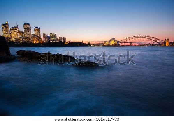 Sydney 30 January 2018 Beautiful Sunset Stock Photo Edit Now