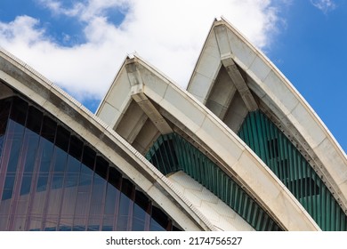 Sydney, Australia - 04 05 22, Detail Of The Opera House 