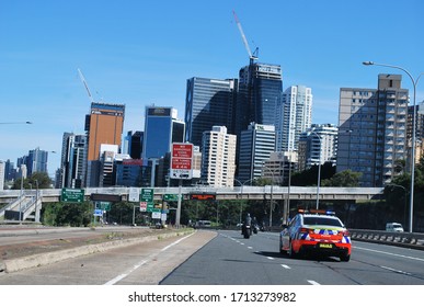 Sydney, Australia, 04.05.2020. Sydney In Quarantine, Empty Streets Of The City