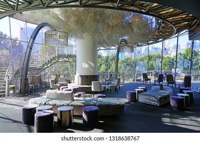 SYDNEY, AUSTRALIA -12 JUL 2018- View Of The Sydney Lyric Theatre, A Performing Arts Venue Part Of The Star Complex In Darling Harbour, Sydney, New South Wales. 