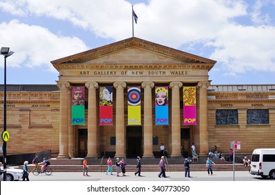 SYDNEY, AUSTRALIA -17 DEC 2014- The Art Gallery Of New South Wales Is A Major Public Museum Which Exhibits Australian, European And Asian Art. It Is Located In The Domain In Sydney.