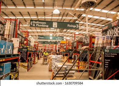 Sydney, Australia - 2020-01-03 Interior View Of Bunnings Warehouse. Bunnings Is A Largest Household Hardware Chain With Stores In Australia And New Zealand.