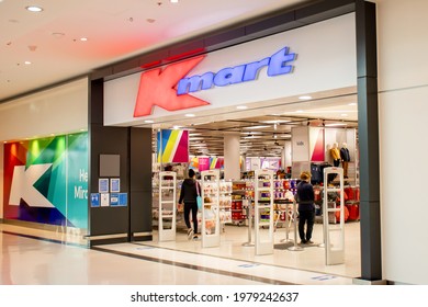 Sydney, Australia 2021-05-14 Entrance To Kmart Retail Store In Westfield Miranda