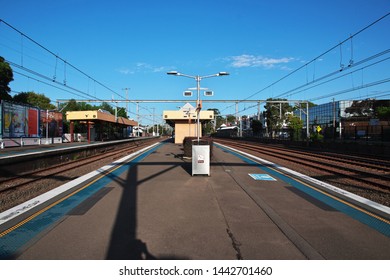 Sydney / Australia - 31 Dec 2018: Modern Train To Sydney (metro), Australia