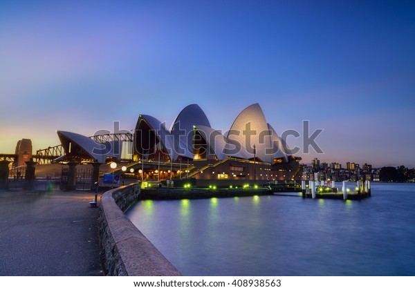 Sydney Australia April 21 2016 Sunset Royalty Free Stock Image