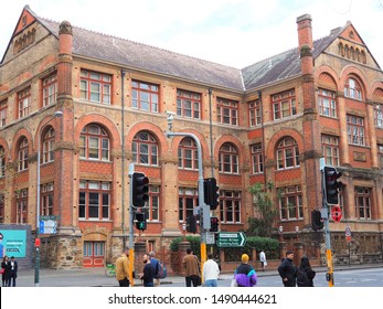 SYDNEY, AUSTRALIA - AUGUST 27, 2019: Technical And Further Education (TAFE) Ultimo Campus Building On Harris Street