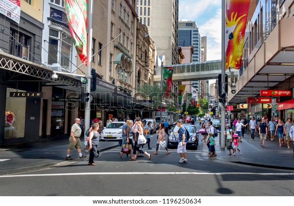 Sydney Australia December 23 2010 Crowd Stock Photo (Edit Now) 1196250634