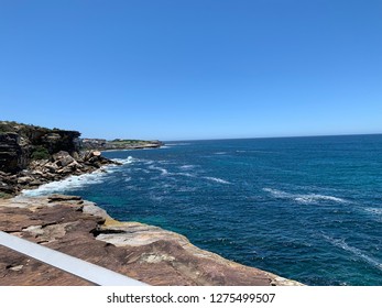 SYDNEY, AUSTRALIA - DECEMBER 25, 2018: Congee And Bondi Beach On Christmas Day.