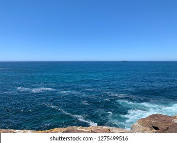 SYDNEY, AUSTRALIA - DECEMBER 25, 2018: Congee And Bondi Beach On Christmas Day.