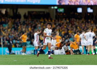 SYDNEY, AUSTRALIA - JULY 16: Marcus Smith Looks Towards The Crowd During Game Three Of The International Test Match Series Between The Australian Wallabies And England At The SCG