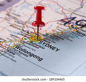 Sydney  In Australia In The Map