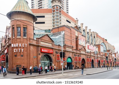 Sydney, Australia - March 15th 2013: Market City Shopping Complex In Chinatown. The Centre Is Located In Haymarket.