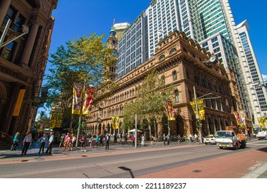 Sydney, Australia - March 20th 2013: The Cenotaph On The Martin Place, NSW War Memorials Register