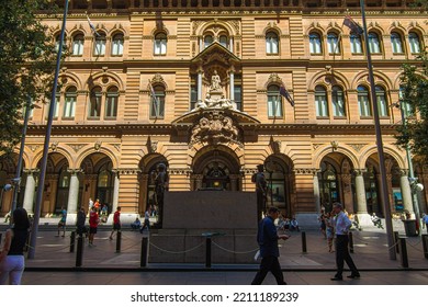 Sydney, Australia - March 20th 2013: The Cenotaph On The Martin Place, NSW War Memorials Register