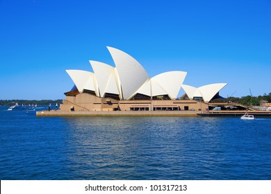 SYDNEY, AUSTRALIA - MARCH 22: Side View Of Sydney's Most Famous Icon, The Sydney Opera House On March 22,2012 In Sydney, Australia. The Opera House Will Celebrate Its 40th Anniversary In 2013.