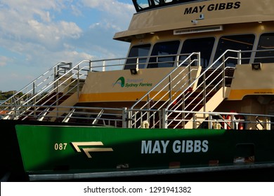 Sydney, Australia - May 12 2018: Sydney Harbour Ferry May Gibbs