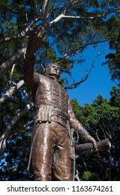 Sydney Australia May 26 2018, Statue Of Major General Lachlan Macquarie, CB The Fifth Governor Of New South Wales In Hyde Park