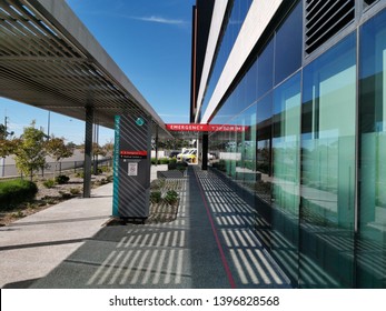 Sydney / Australia - May 9 2019: View Of Northern Beaches Hospital Building In Frenchs Forest