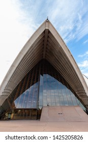 Sydney, Australia - May 9, 2019: Front View Of Sydney Opera House With Nobody.