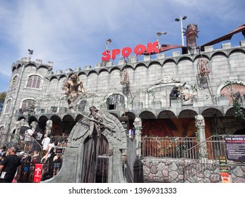 SYDNEY, AUSTRALIA. – On ‎April 21, 2019. - Haunted House Ride At Sydney Royal Easter Show.