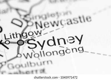 Sydney. Australia On A Map