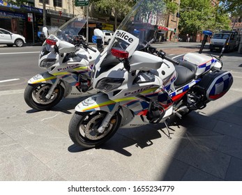 SYDNEY, AUSTRALIA. – On November 12, 2019. - New South Wales Police Motorcycle.