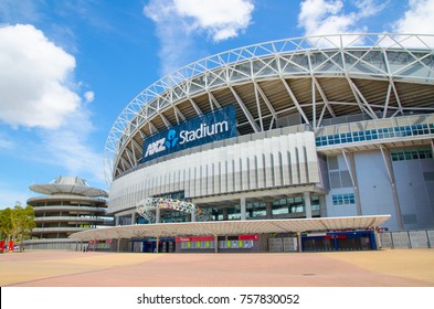 SYDNEY, AUSTRALIA. – On November 19, 2017. - Stadium Australia, Commercially Known As ANZ Stadium Located In The Sydney Olympic Park.