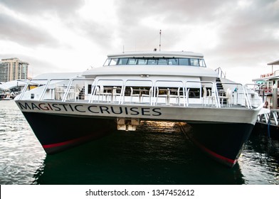 SYDNEY, AUSTRALIA. – On October 17, 2012. - Magistic Cruises Present The Newest And Most Impressive Fleet Of Luxury, Depart Daily From King Street Wharf 5 And Circular Quay Jetty.