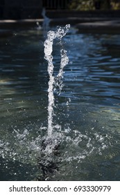 Sydney Australia, Water Spout In Decorative Garden Pond