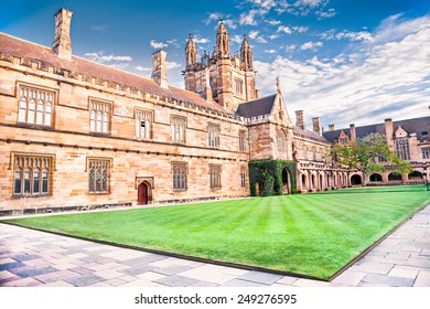 SYDNEY, AUSTRALIA-DEC 23, 2014:Quadrant Building at University of Sydney, Australia on Dec 23, 2014. Five Nobel or Crafoord laureates have been affiliated with the university as graduates and faculty.