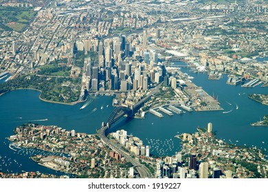 Sydney City Center Aerial View