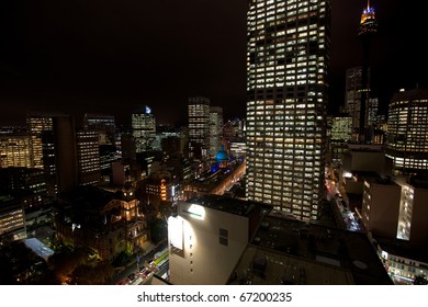 Sydney City In The Dark By Night