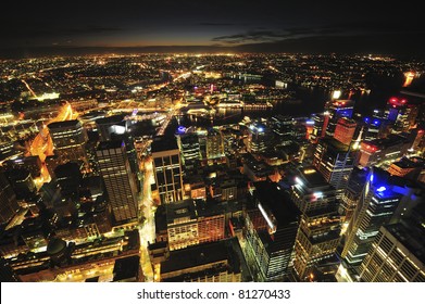 Sydney City At Night