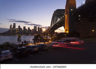 Sydney City Night, North Sydney Lookout