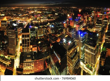 Sydney City Night View