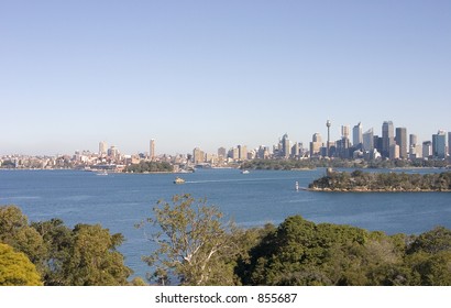 Sydney and Eastern suburbs skyline, NSW, Australia - Shutterstock ID 855687