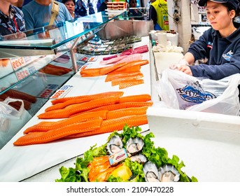 The Sydney Fish Market At Blackwattle Bay, Sydney, Dec 2019. 