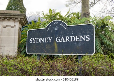 Sydney Gardens Sign