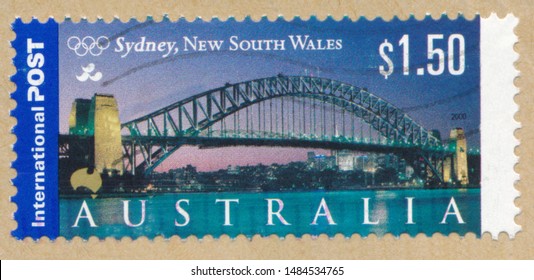 Sydney Harbor Bridge, Issued By Australian States In 2000, For The Celebration Of Olympic Games In Sydney, 2000. Canceled In Usage.