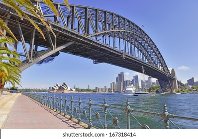 Sydney Harbour Bridge And City Skyline, Sydney Australia