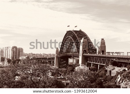 Similar – Lovely Harbour Bridge