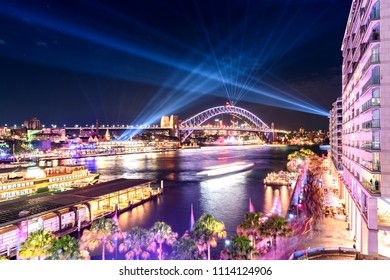 Sydney Harbour At Night