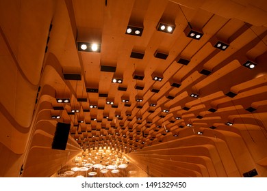 Sydney, New South Wales, Australia - February, 3th, 2019: Inside The Sydney Opera House, In Preparation For An Event.