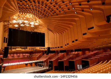 Sydney, New South Wales, Australia - February, 3th, 2019: Inside The Sydney Opera House, In Preparation For An Event.