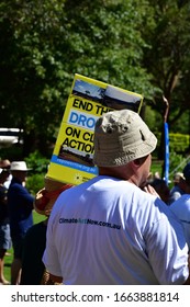 Sydney, New South Wales, Australia. Feb 2020. People Listening To Zali Steggall Talk About The Climate ACT Now Bill That She Intends To Table In Parliament