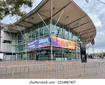 Sydney, New South Wales, Australia. October 17, 2022. The Qudos Bank Arena In Sydney Olympic Park. It Is A Large Multi Purpose SuperDome Built For The Summer 2000 Olympics In Sydney.